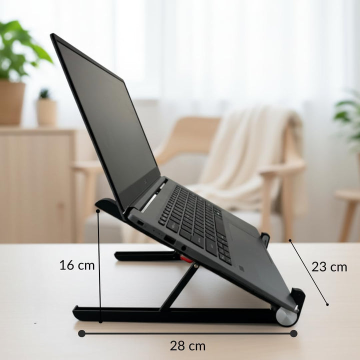 Laptopständer höhenverstellbar & faltbar – ergonomischer Notebookständer für Schreibtisch und Homeof