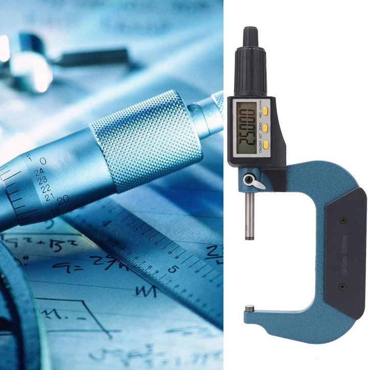 Digitales Mikrometer ， (0-25 mm)) / (25-50 mm) / (50-75 mm) / (75-100 mm) Reichweite, Mikrometer mit