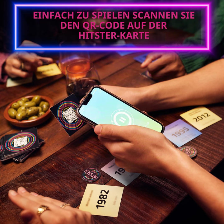 Hitster Original, EIN Party- und Kartenspiel für Erwachsene und Familien - 2 bis 10 Spieler ab 16 Ja