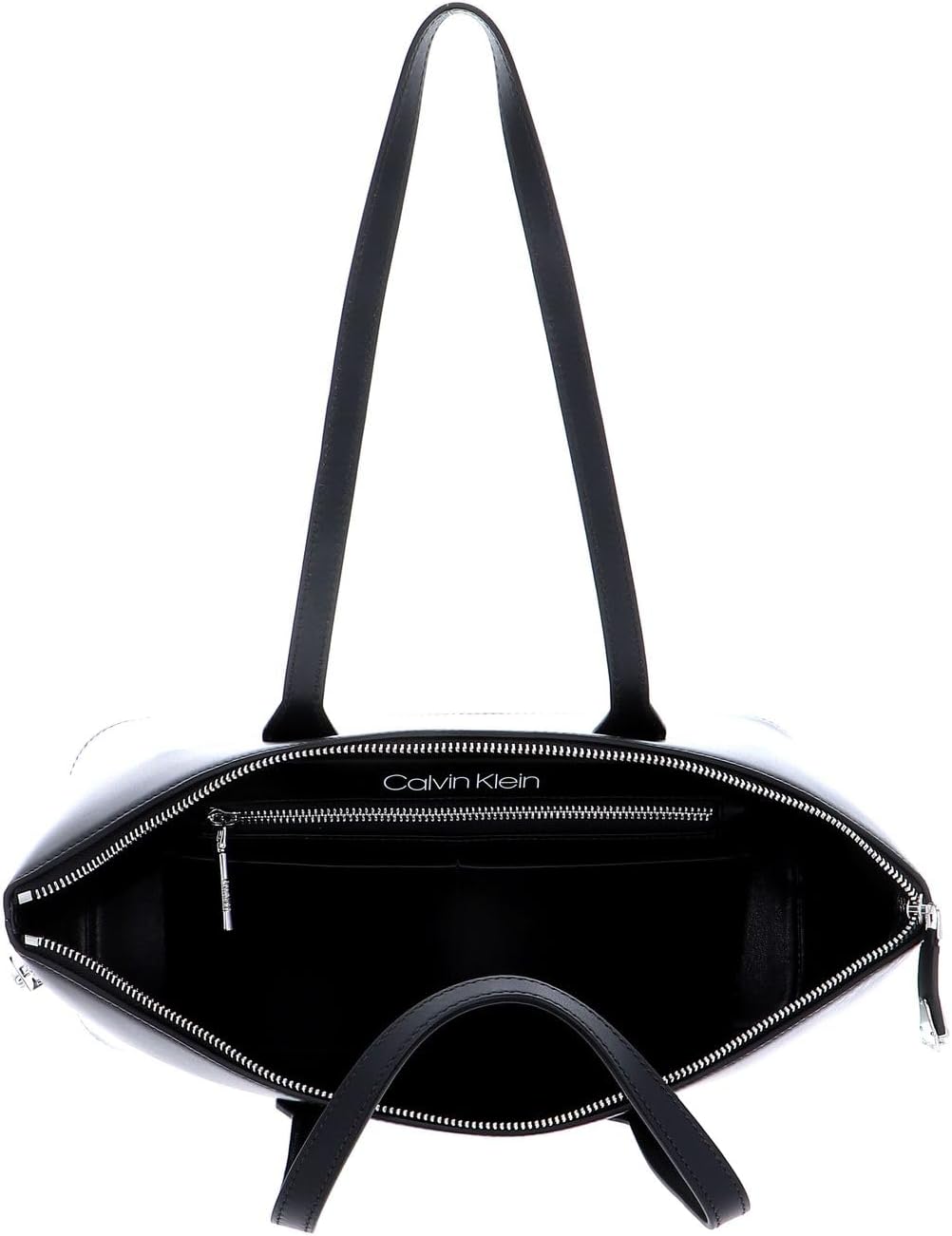Calvin Klein Lock Domed Shopper Black