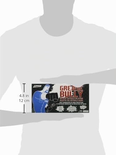 Kunzer Nitril-Einweghandschuhe Schwarz Grease Bully (Dispenser mit 100 Stück), L (100er Pack), L (10