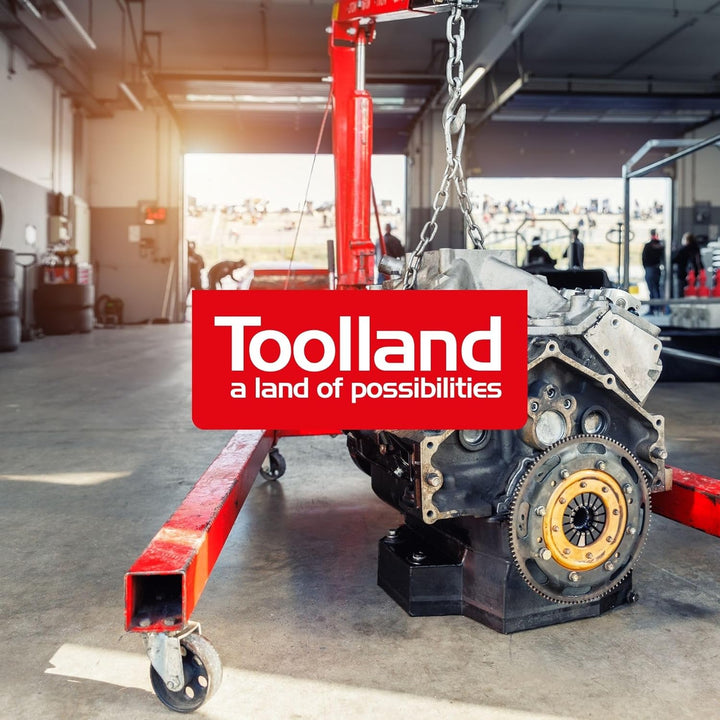 Toolland - Handseilwinde bis 250 kg (WHW250) Schwarz, Schwarz