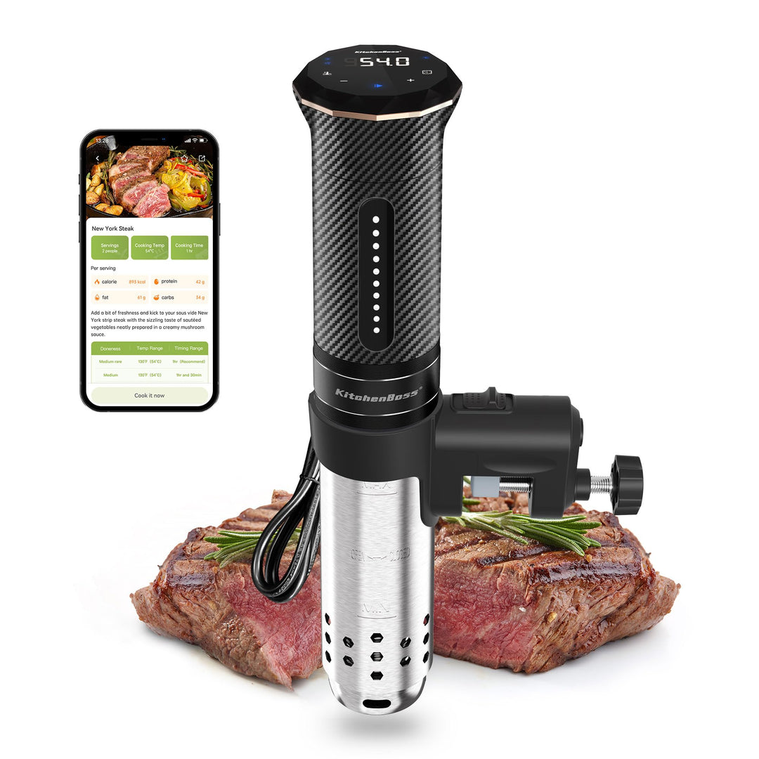 KitchenBoss Sous Vide Garer Stick WiFi：Sous Vide Stab Wi-Fi Präzisionskocher Immersion Tauchzikulato