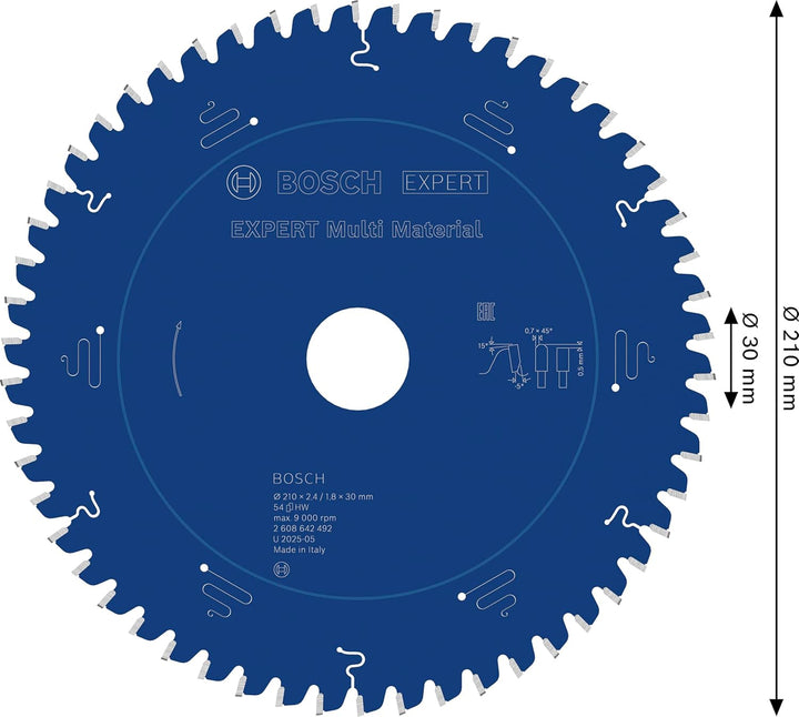 Bosch Accessories Bosch Professional 1x Kreissägeblatt Expert for Multi Material (für Multimaterial,