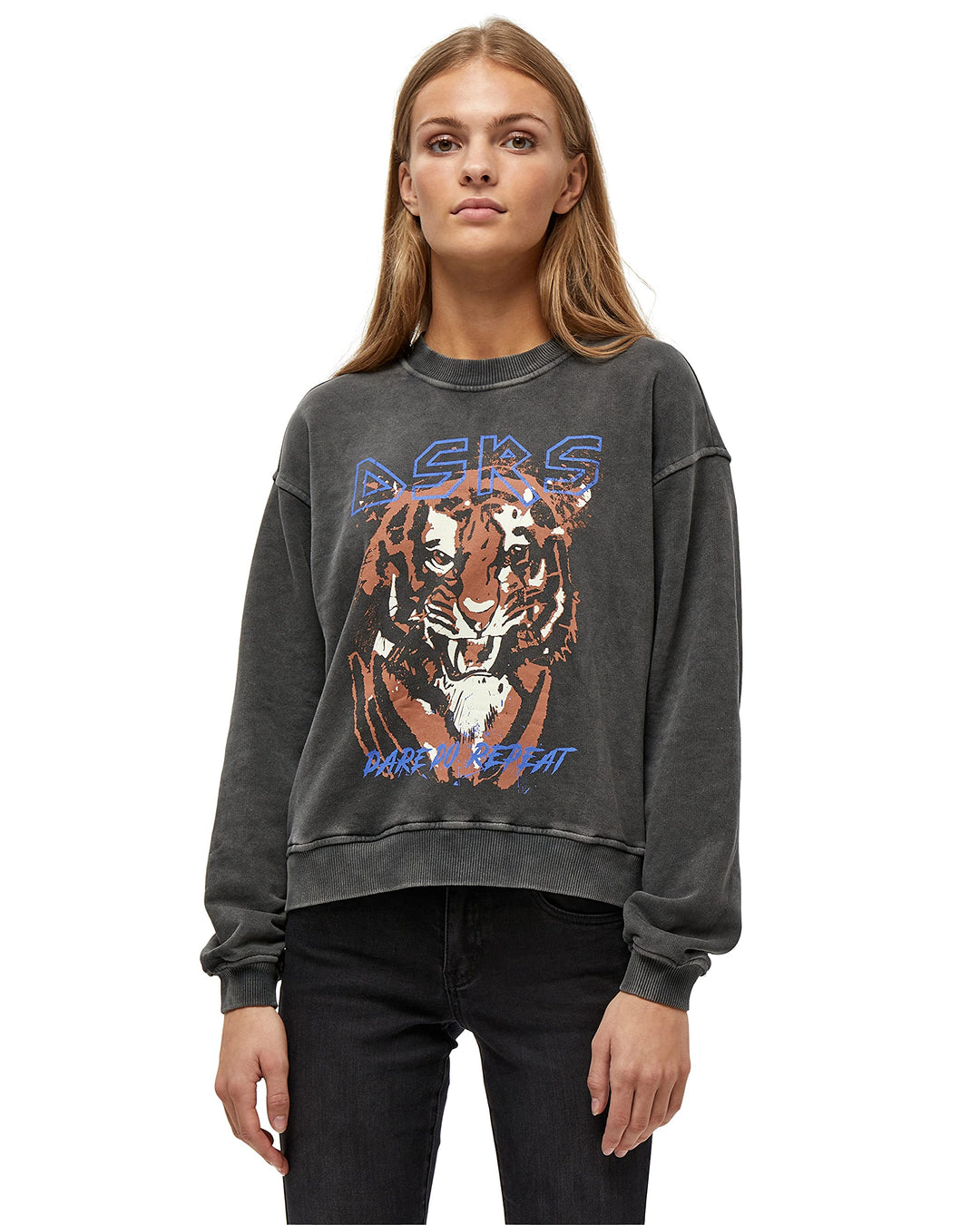 Desires Damen Emery Sweatshirt XS 9000 Black, XS 9000 Black
