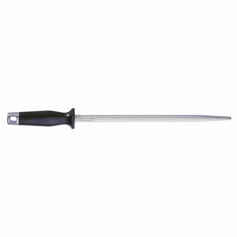 F. DICK Kochwetzstahl 25 cm (Griff ergonomisch, Wetzstahl, Oberflächenhärte über 65° HRC, Schleifwer