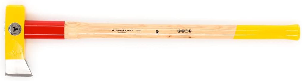 Ochsenkopf Spalthammer, Schlanke Form mit Rotband-Plus Stielbefestigung, Langlebiger Stiel aus Hicko