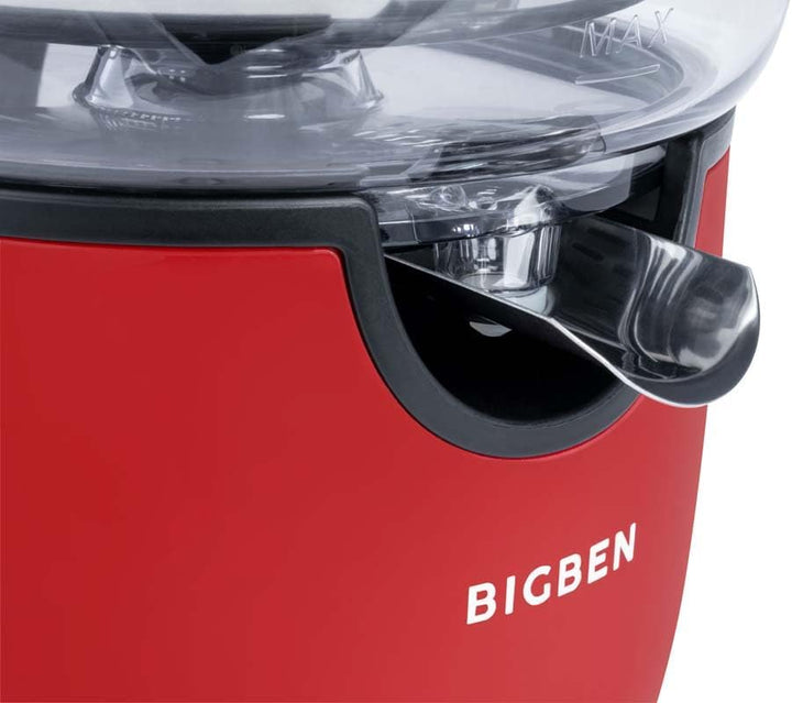 Bigben Elektrische Zitruspresse (rot), Rot