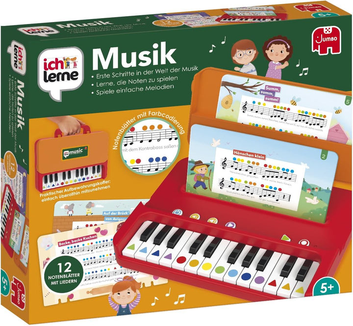 Jumbo 1110100389 Ich Lerne Musik Learning Toys, Mehrfarbig