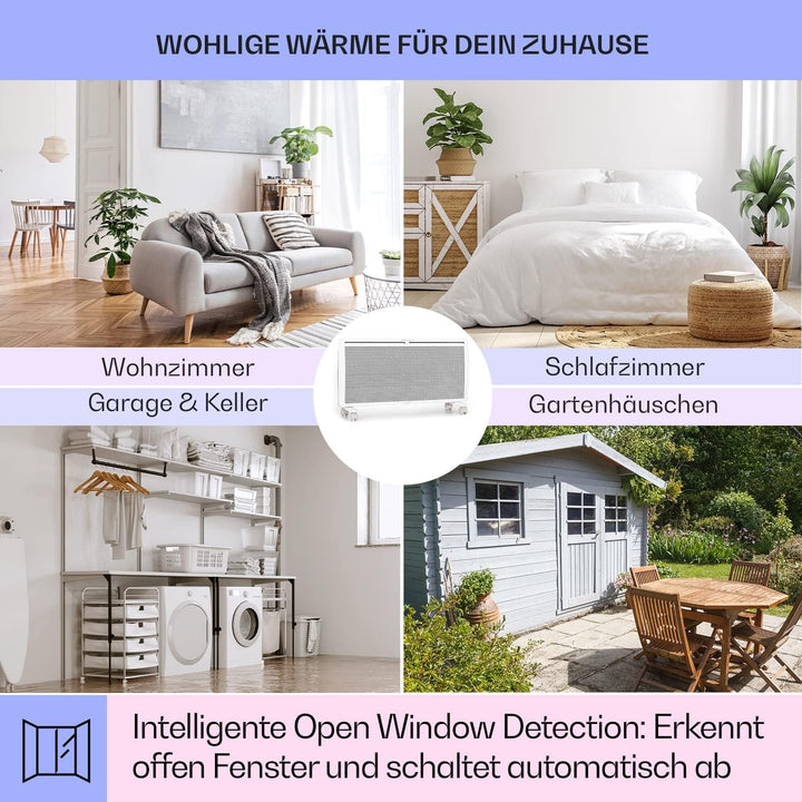 Klarstein Elektroheizung, Konvektor & Infrarotheizung Freistehend, Elektroheizung Energiesparend, Er
