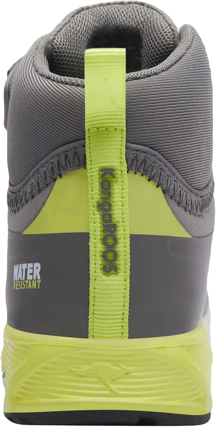 KangaROOS Unisex Kinder Kx-Hydro Sneaker 27 EU Ultimate Grey Limetta, 27 EU Ultimate Grey Limetta
