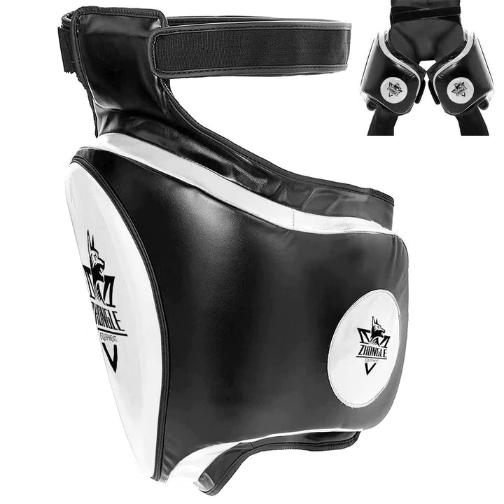 ZHONGLE Oberschenkelpolster Muay Thai, Oberschenkel-Sport-Protektor-Pads Max Thick 10,2 cm, Muay Tha
