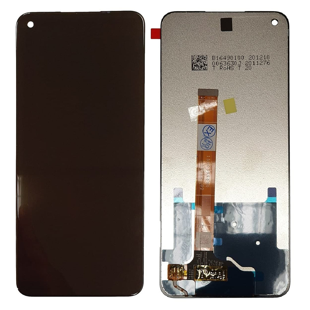 Smartex® Display LCD kompatibel mit Realme 7 (RMX2155) Schwarz Bildschirm, 7