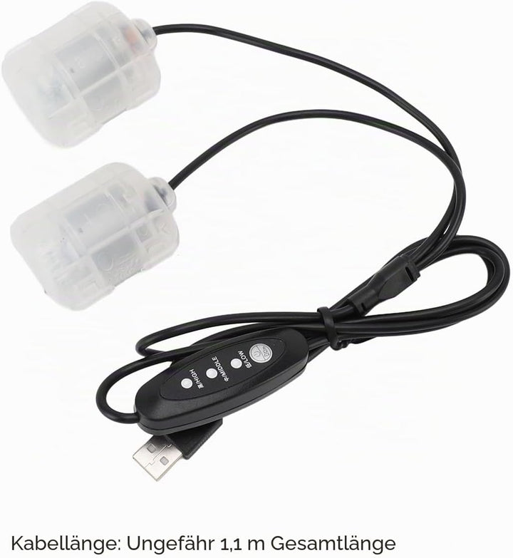 ciciglow DC5V -Vibrationsmotor, 1 Bis 2 USB 3 -Geschwindigkeitsvibrationsmotor 3000 Bis 4500 U/Min E