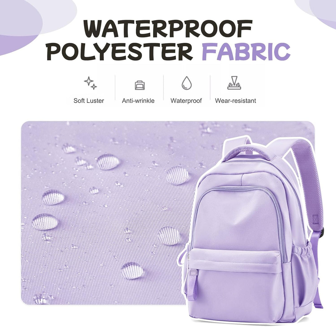 WEPLAN Schulrucksack Mädchen Jungen Rucksack Schule Teenager,Wasserdicht Rucksack School Bag,Schulra