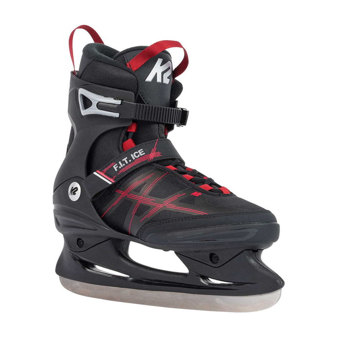 K2 Skates Herren Schlittschuhe F.I.T. ICE, black - red, 25G0410 EU: 39 (UK: 5.5 — MP: 24.5) F.I.T. I