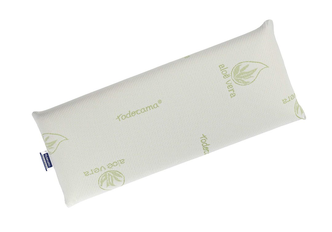 Todocama - Viskoelastisches Kissen, kompakter Kern. Doppelter Bezug mit Reissverschluss. Aloe Vera P