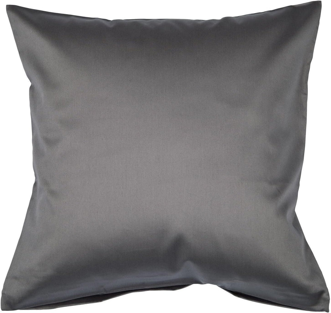 Janine Mako Satin Bettwäsche Uni Colors 155 x 220 cm Graphit 155 cm x 220 cm Graphit, 155 cm x 220 c