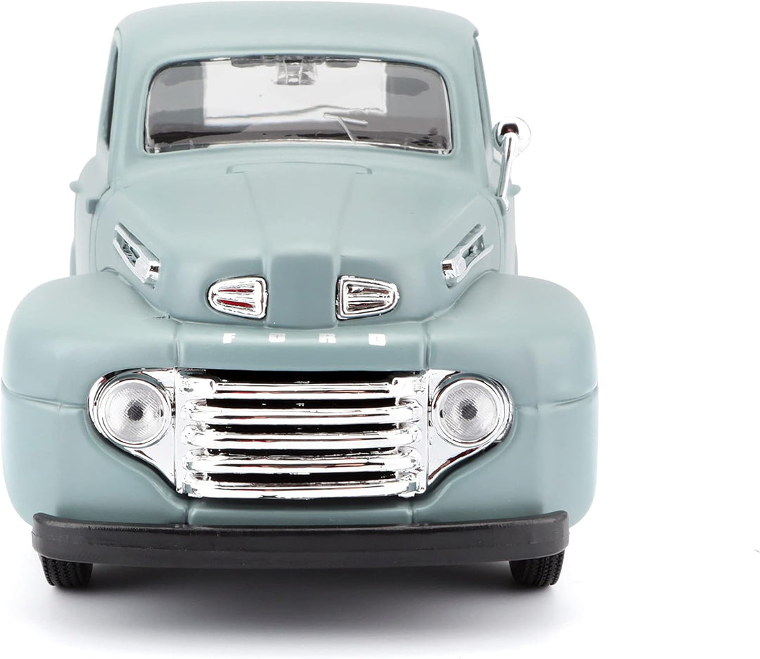 Maisto Ford F1 Pickup (1948): Modellauto im Massstab 1:25, Türen und Heckklappe zum Öffnen, 20 cm, r
