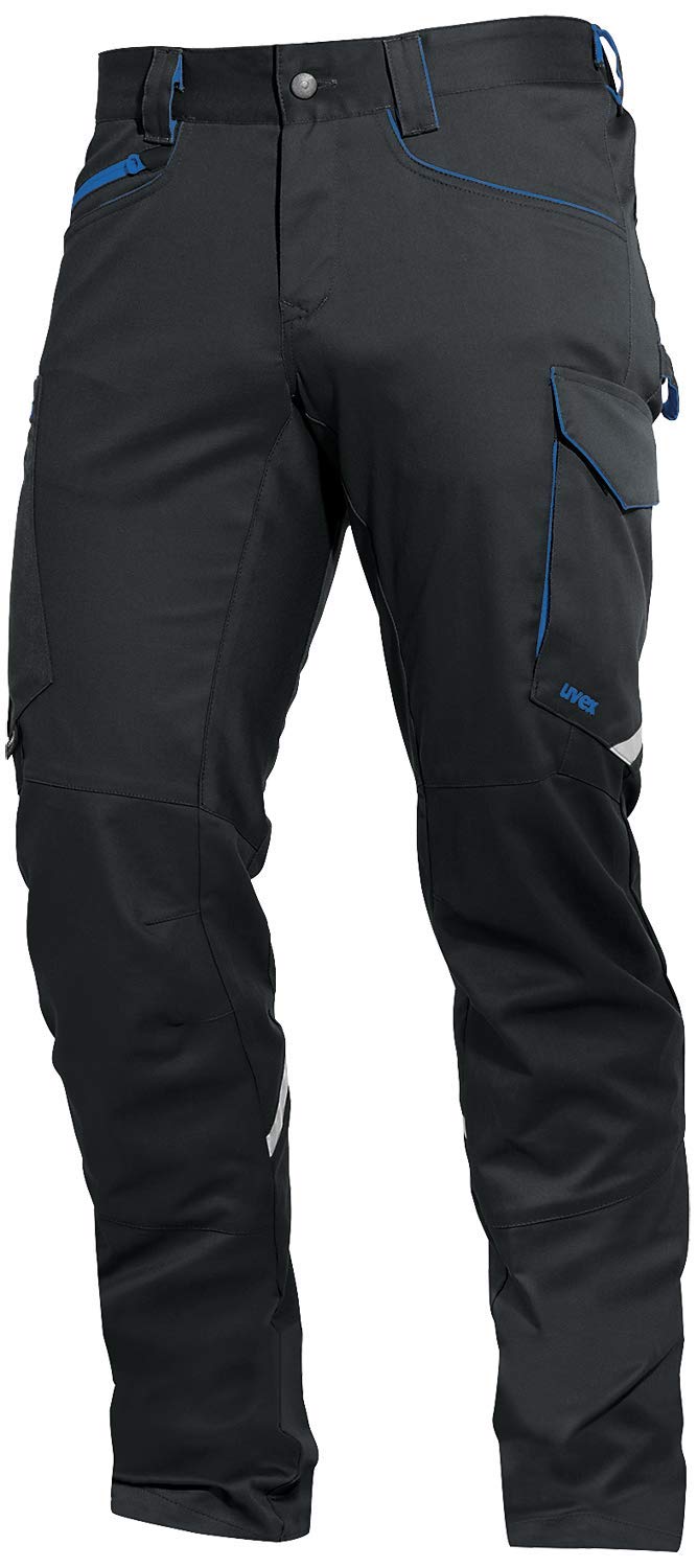 Uvex Suxxeed 7424 Herren-Arbeitshose - Blaue Männer-Cargohose 23 Graphit, 23 Graphit