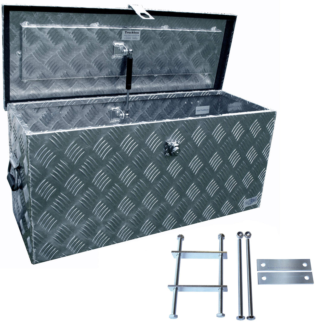 Truckbox D080 + MON2012 Werkzeugkasten Deichselbox Alubox | Transportbox, Alukoffer
