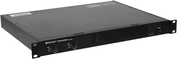 Omnitronic XDA-2402 Class-D-Verstärker | Stereo-PA-Verstärker mit Schaltnetzteil, 2 x 1200 W / 4 Ohm