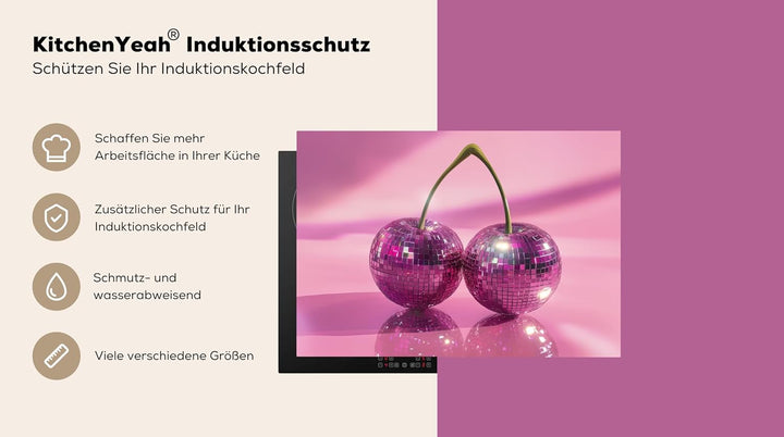 KitchenYeah© Herdabdeckplatte Einteilig 75x52 cm Küche Ceranfeld Abdeckplatte Cerankochfeld Abdeckun