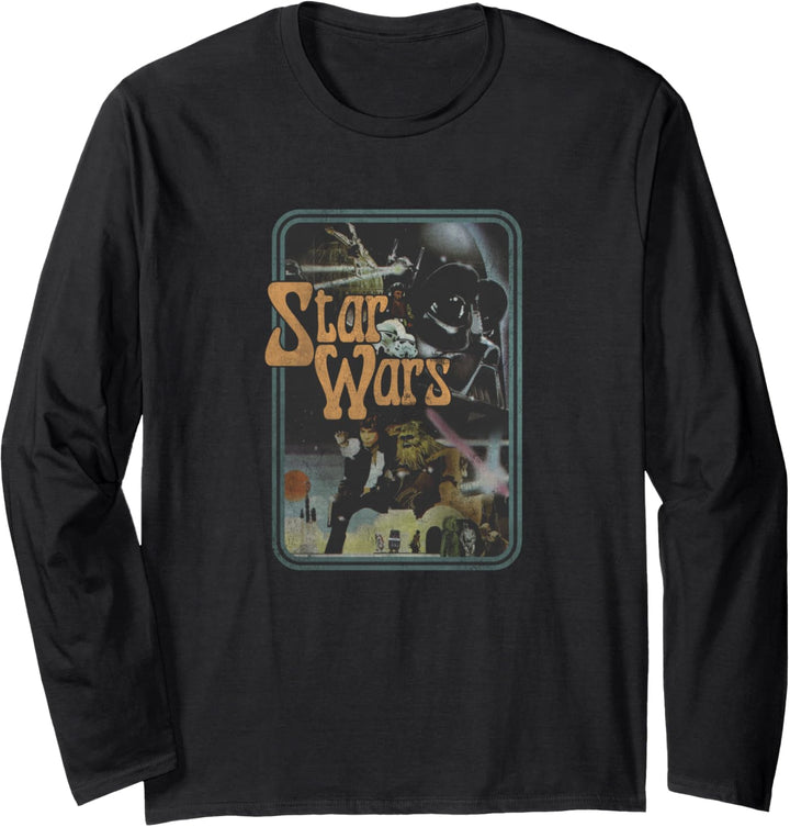 Star Wars Vintage Style Group Portrait Langarmshirt