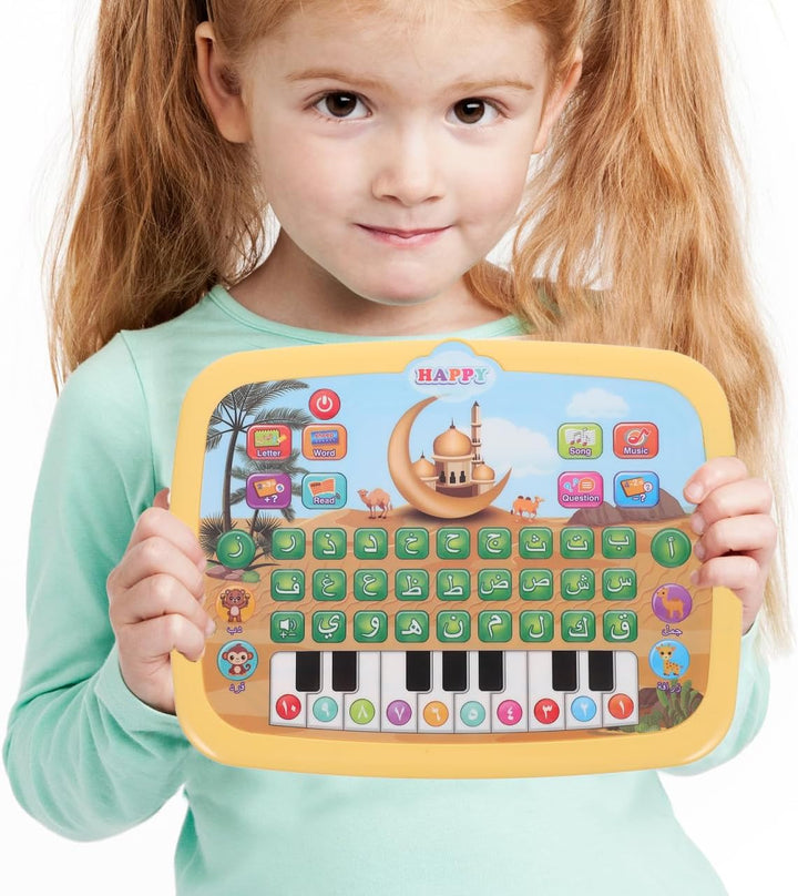 ibasenice Arabisch-lernmaschine Koran-lernmaschine Frühes Lernspielzeug Kinder-Laptop Lernspielzeug