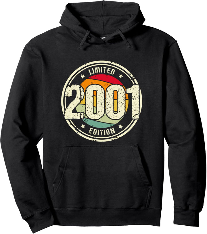 Retro 23 Jahre Jahrgang 2001 Limited Edition 23. Geburtstag Pullover Hoodie