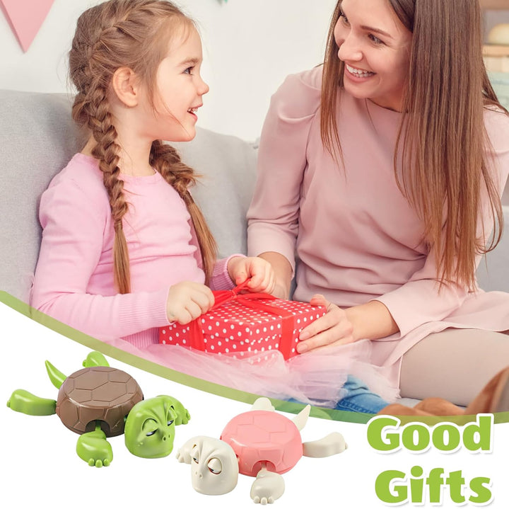 2 Stück Turtle Coaster, 3D-Gedruckter Schildkröten-Untersetzer,lustigem Gesicht Schildkröte Coasters