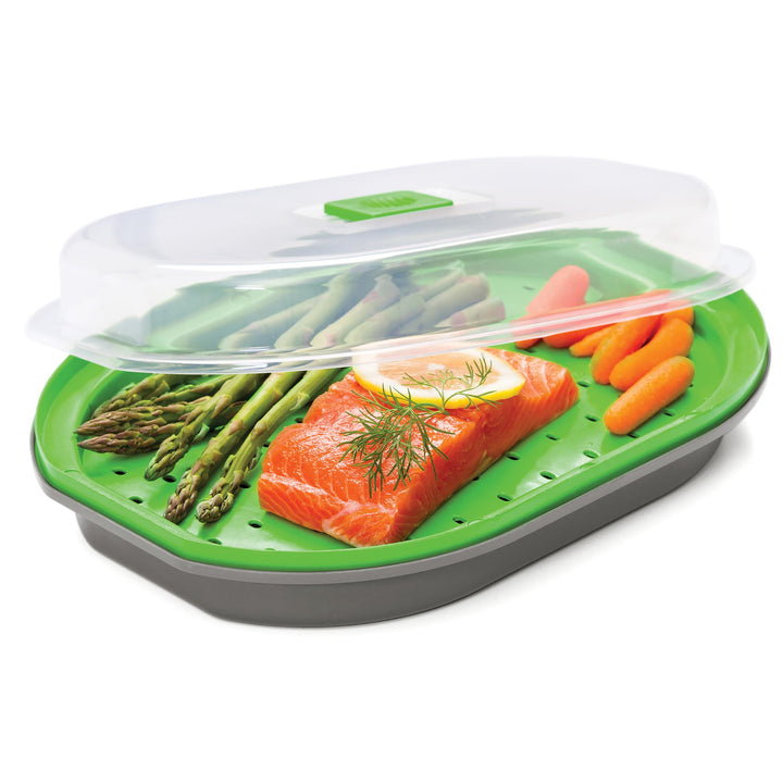 Progressive International PS-46GY Fish/Veggie Steamer, Gray, Steamer