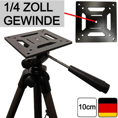 Mini Adapter Platte für Stativ 1/4 Zoll für Boxen Beamer Lautsprecher Montage Stative Auflage Ablage