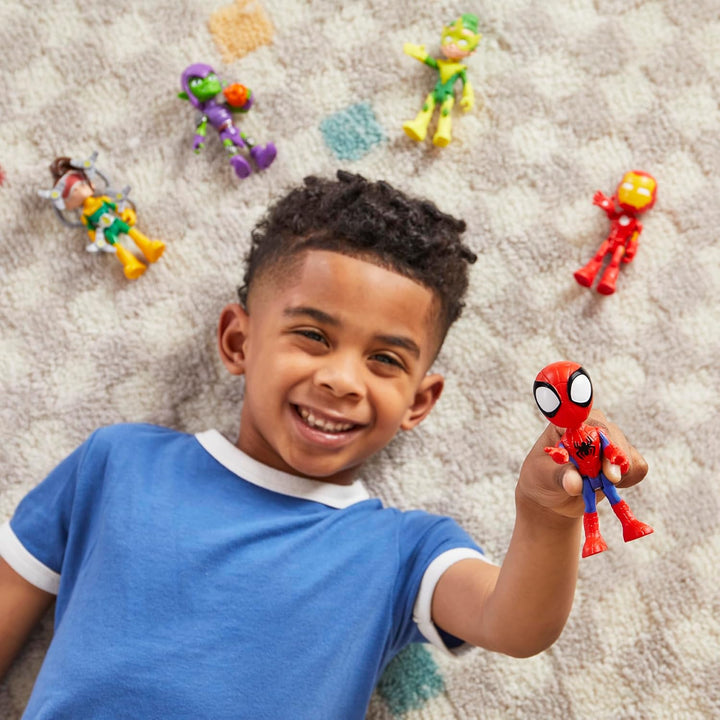 Marvel Spidey und Seine Super-Freunde, Freunde & Schurken Set, Action-Figurenset Helden & Bösewichte