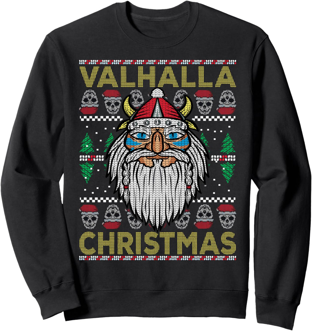 Ugly Christmas I Wikinger & Weihnachten I Valhalla Christmas Sweatshirt