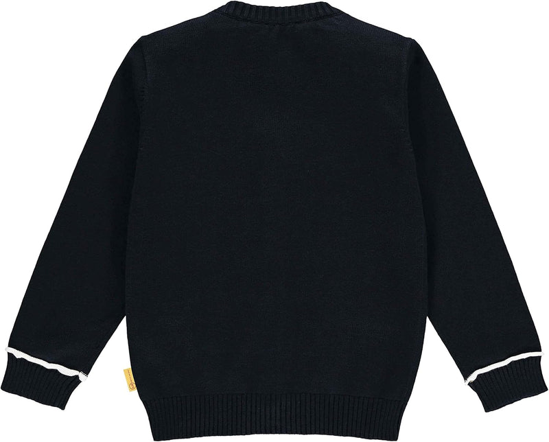 Steiff Jungen Strickjacke Fleece Jacket 110 Steiff Navy, 110 Steiff Navy