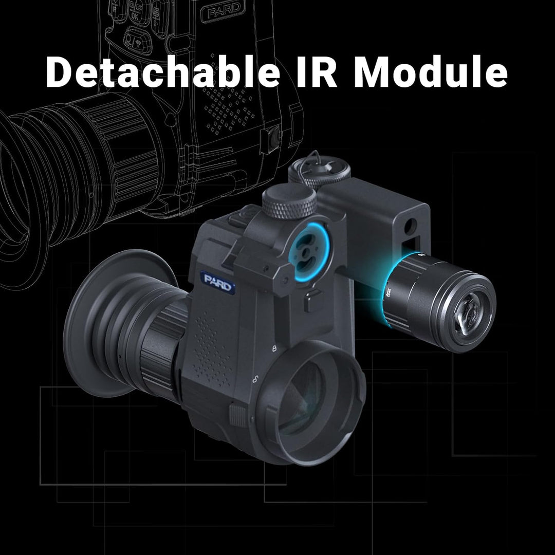 PARD Nachtsicht Monokular, Nachtsichtbrille mit IR 850 nm und 940 nm, Bildaufzeichnung und Videowied