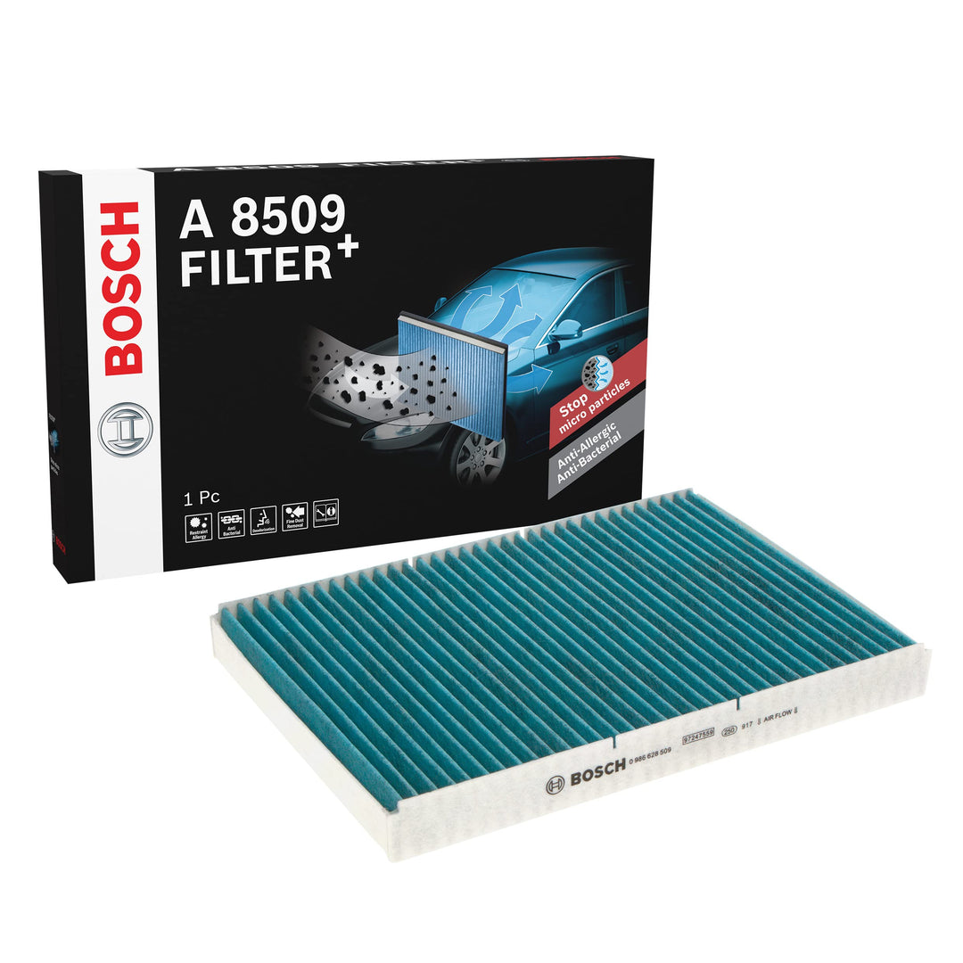 Bosch Automotive A8509 - Innenraumfilter Filter+ Antibakterielle Innenraumfilter, Antibakterielle In