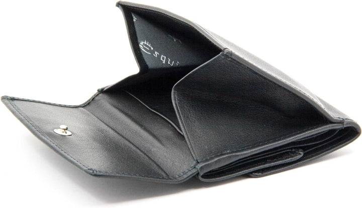 Esquire Münzbörse Logo Taschenbörse Klein Schwarz 001810 10 cm Schwarz, 10 cm Schwarz
