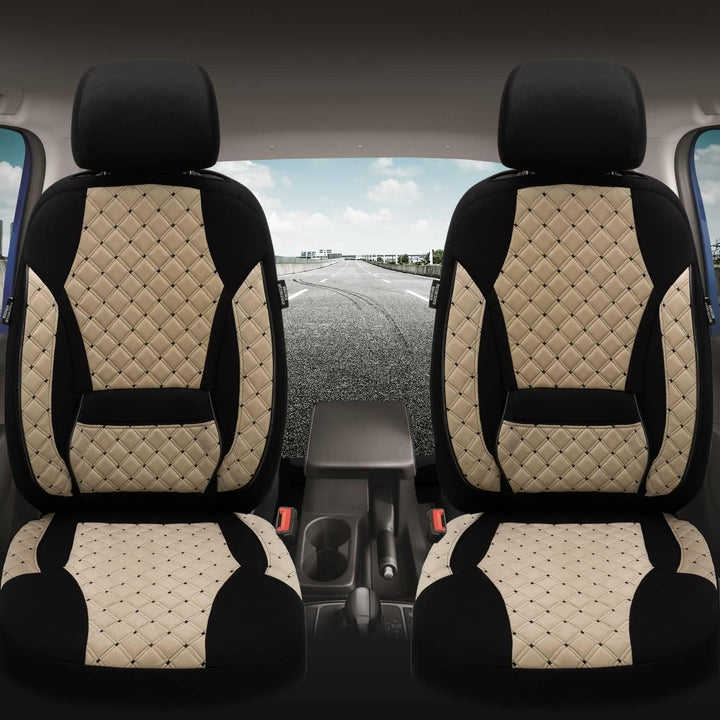 BREMER SITZBEZÜGE Mass Sitzbezüge Schonbezüge für Mercedes GLK X204 TK605 TK605 - Beige / Schwarz GL