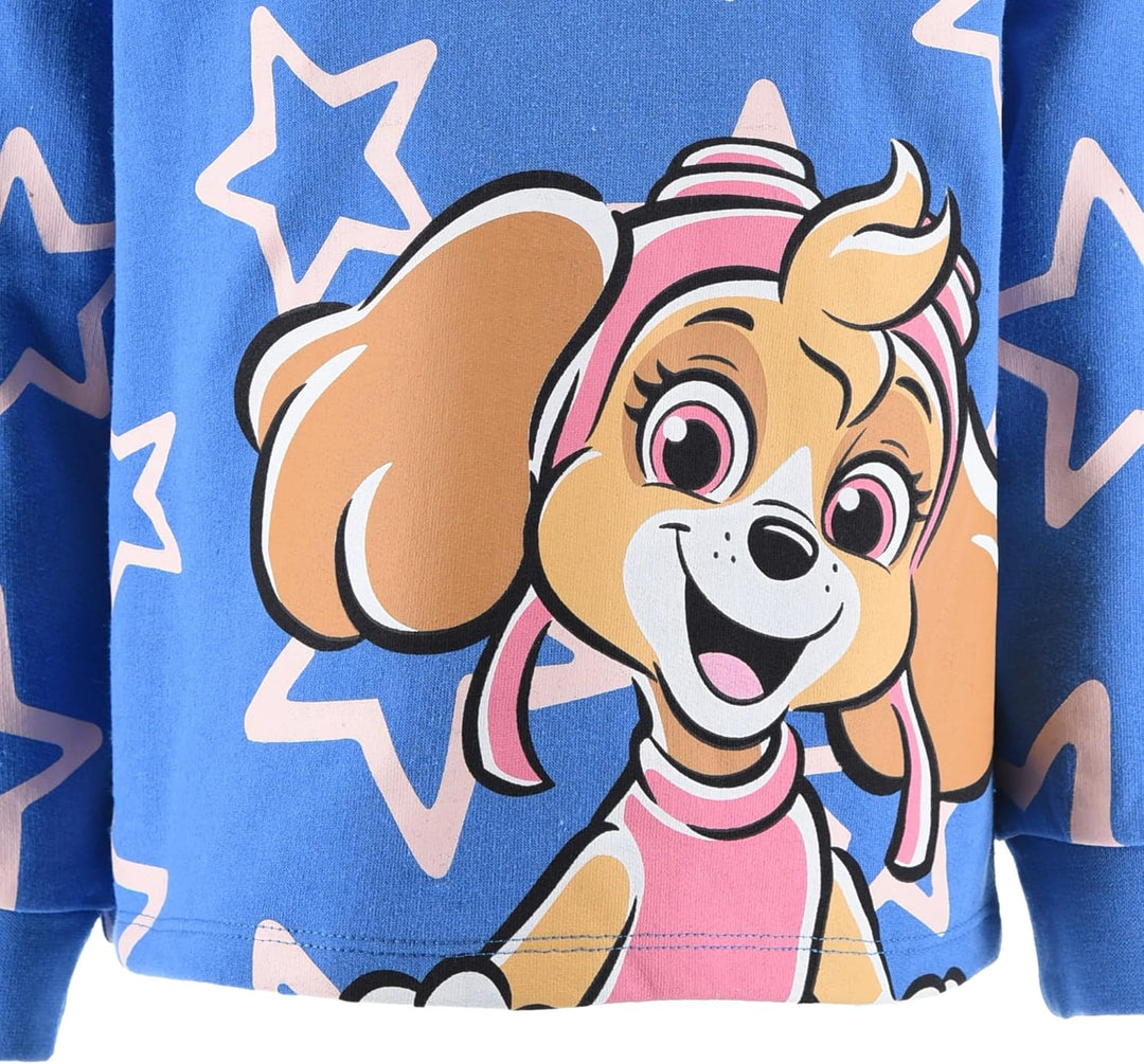PAW PATROL Hoodie für Mädchen, Hoody, Kapuzenpullover Pullover mit Kapuze 116 Blau, 116 Blau