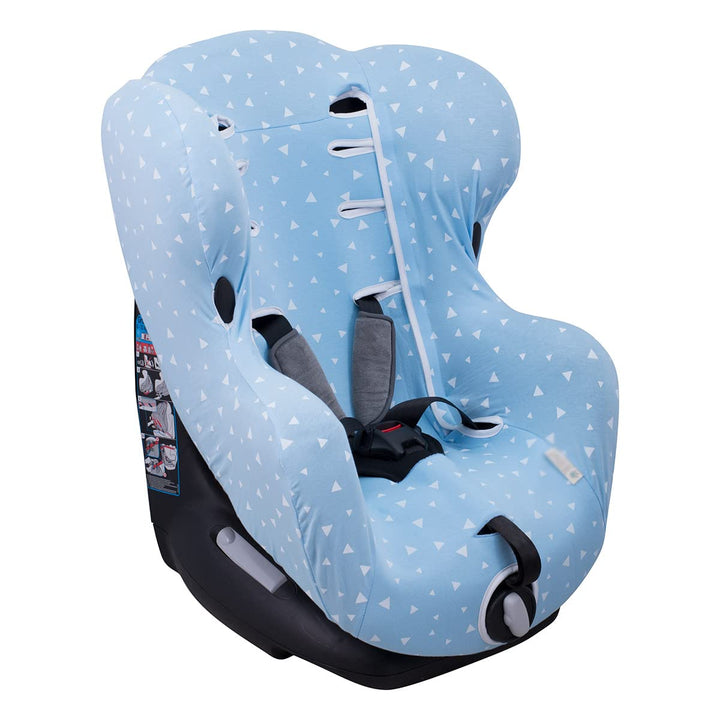 JYOKO Kids Bezug kompatibel mit Bébé Confort Iseos Neo (Blue Sparkles), BLUE SPARKLES