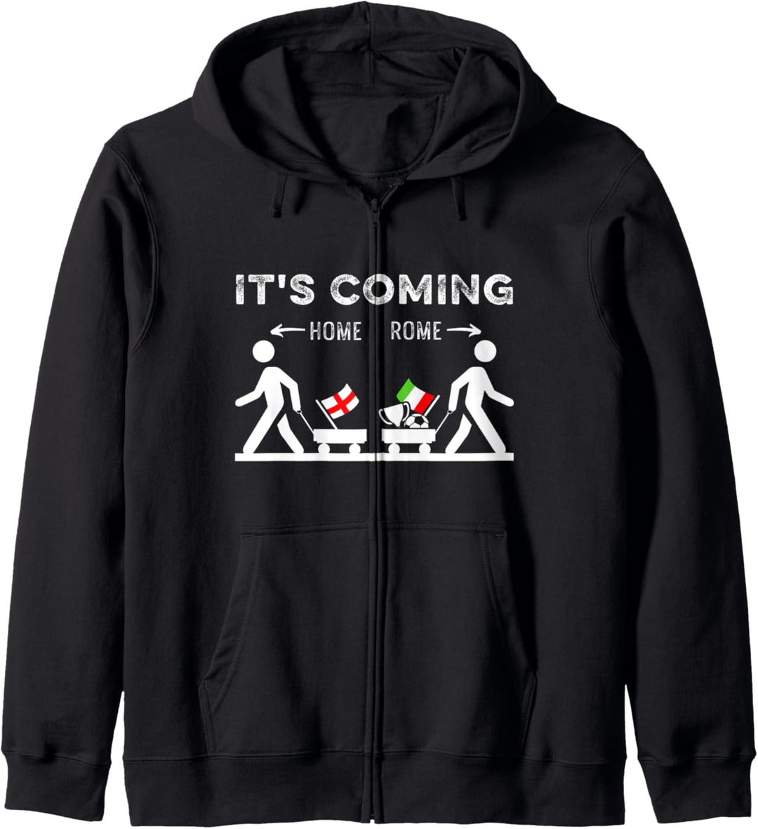 Fussball Its Coming Rome Home Italienische Fussballmannschaft Kapuzenjacke
