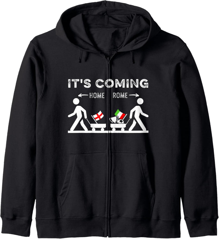 Fussball Its Coming Rome Home Italienische Fussballmannschaft Kapuzenjacke