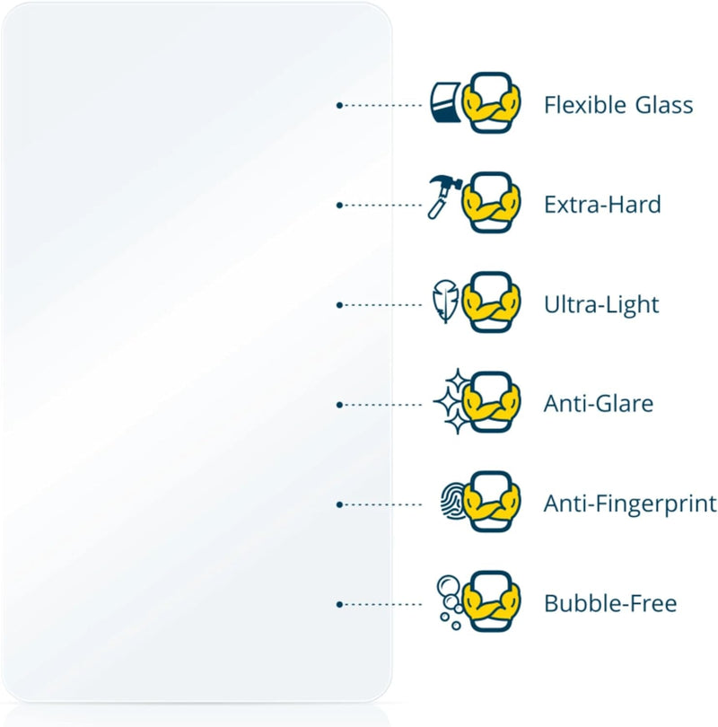 BROTECT 3x Entspiegelungs-Panzerglasfolie für Dell Latitude 7320 Detachable Schutzglas Schutz-Folie