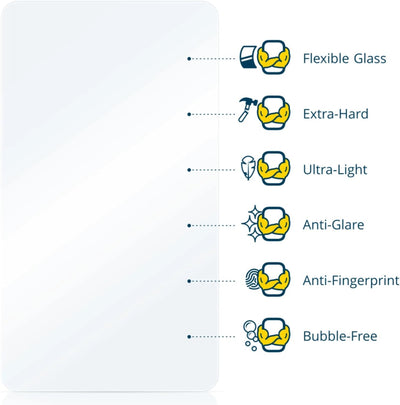 BROTECT 3x Entspiegelungs-Panzerglasfolie für Panasonic Toughbook CF-33 Schutzglas Schutz-Folie Matt