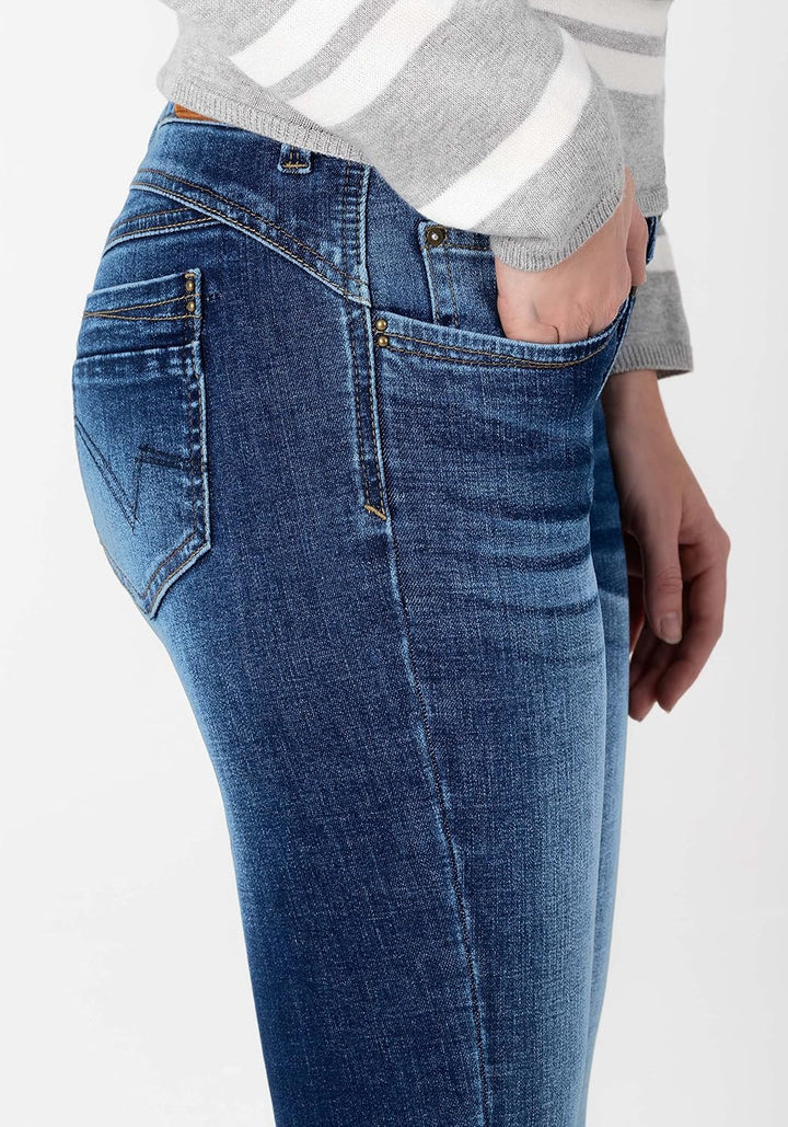 Timezone Damen Slim Lisatz Jeans 29W / 32L Grape Blue Wash, 29W / 32L Grape Blue Wash