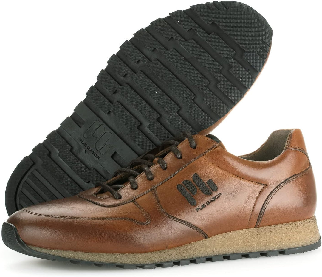 Gabor Herren Sneaker 0496.13 45 EU Braun Cognac, 45 EU Braun Cognac