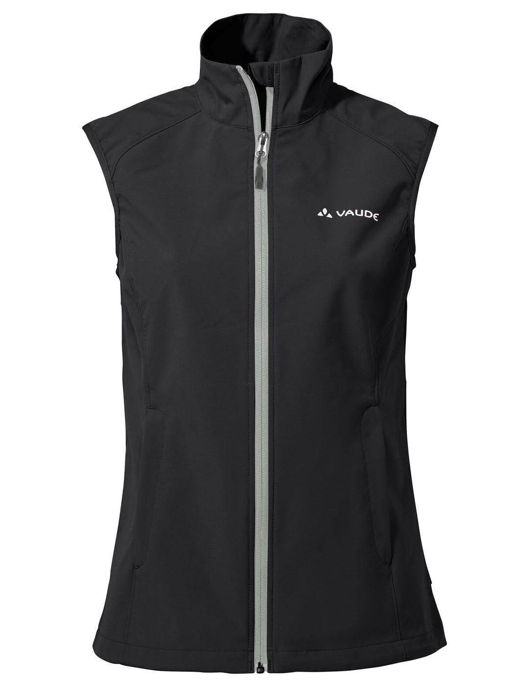 VAUDE Women's Hurricane Vest III - Softshellweste Damen - Weste zum Wandern 38 black uni, 38 black u
