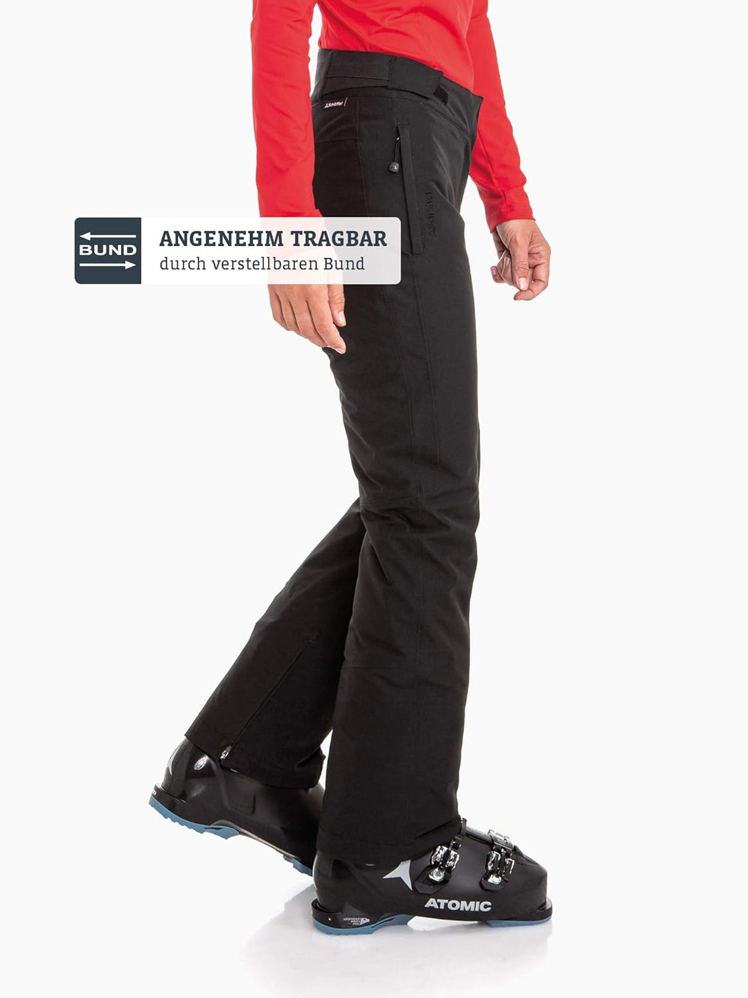 Schöffel Damen Ski Pants Pinzgau1, wind- und wasserdichte Schneehose mit 2-Wege-Stretch, atmungsakti